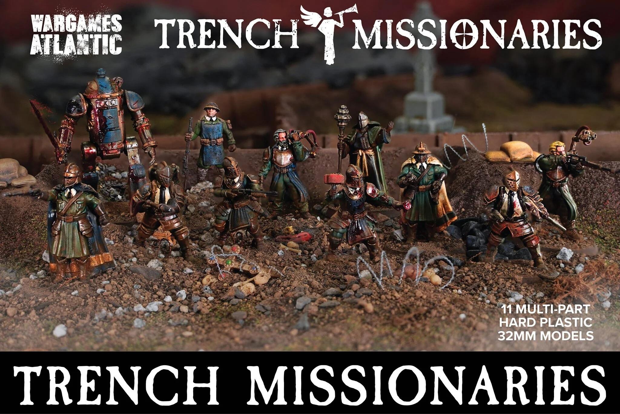 Wargames Atlantic The Trench Missionaries 11 Model Set thumbnail