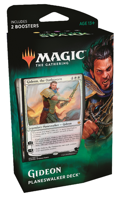 War of the Spark Planeswalker Deck: Gideon - Gifts for Geeks Leicester