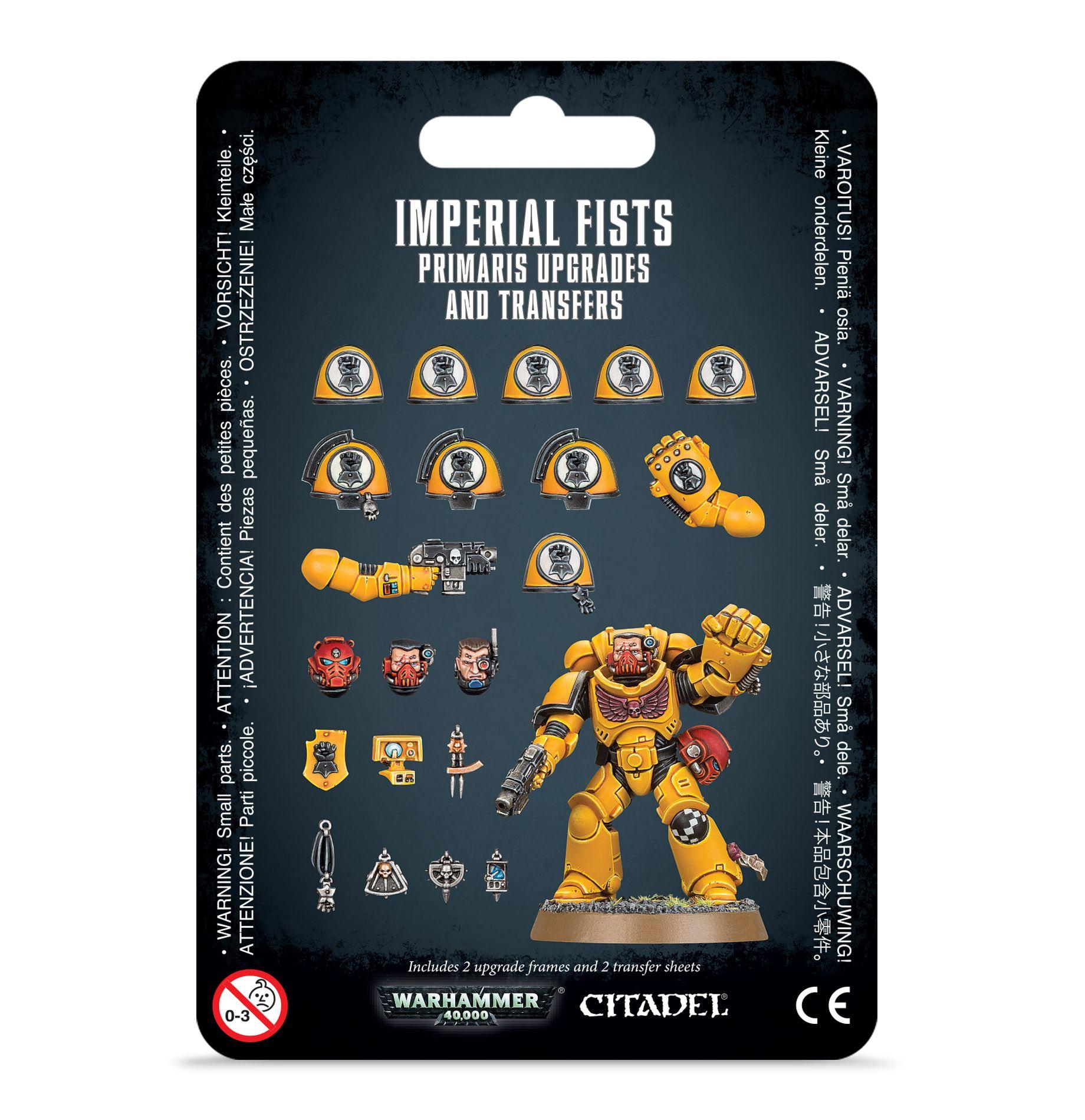 Imperial Fists Primaris Upgrades & Transfers - Gifts for Geeks Leicester
