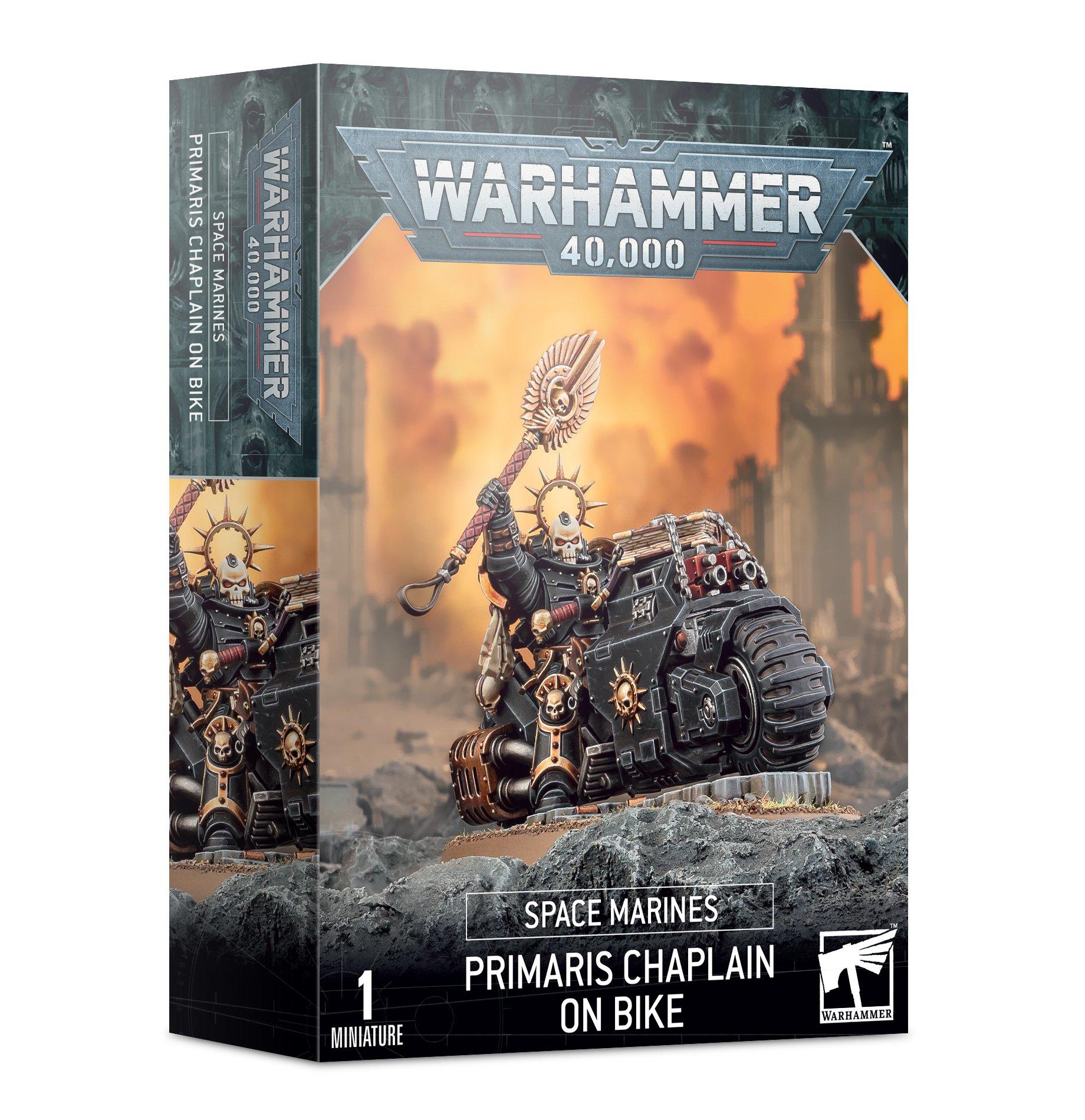 Space Marines: Primaris Chaplain On Bike - Gifts for Geeks Leicester
