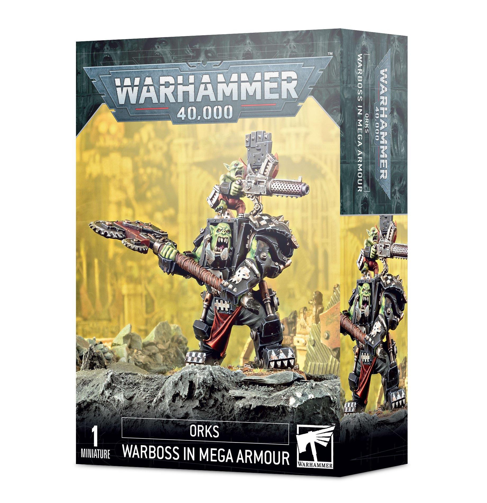 ORKS: ORK WARBOSS IN MEGA ARMOUR - Gifts for Geeks Leicester