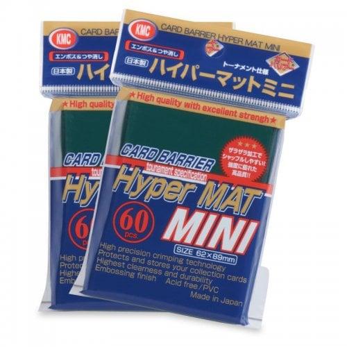 KMC Hyper MAT Small - Green Sleeves (60) - Gifts for Geeks Leicester