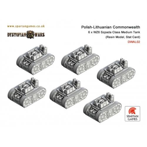 WZ6 Szpada Class Medium Tank DWAL02 - Gifts for Geeks Leicester