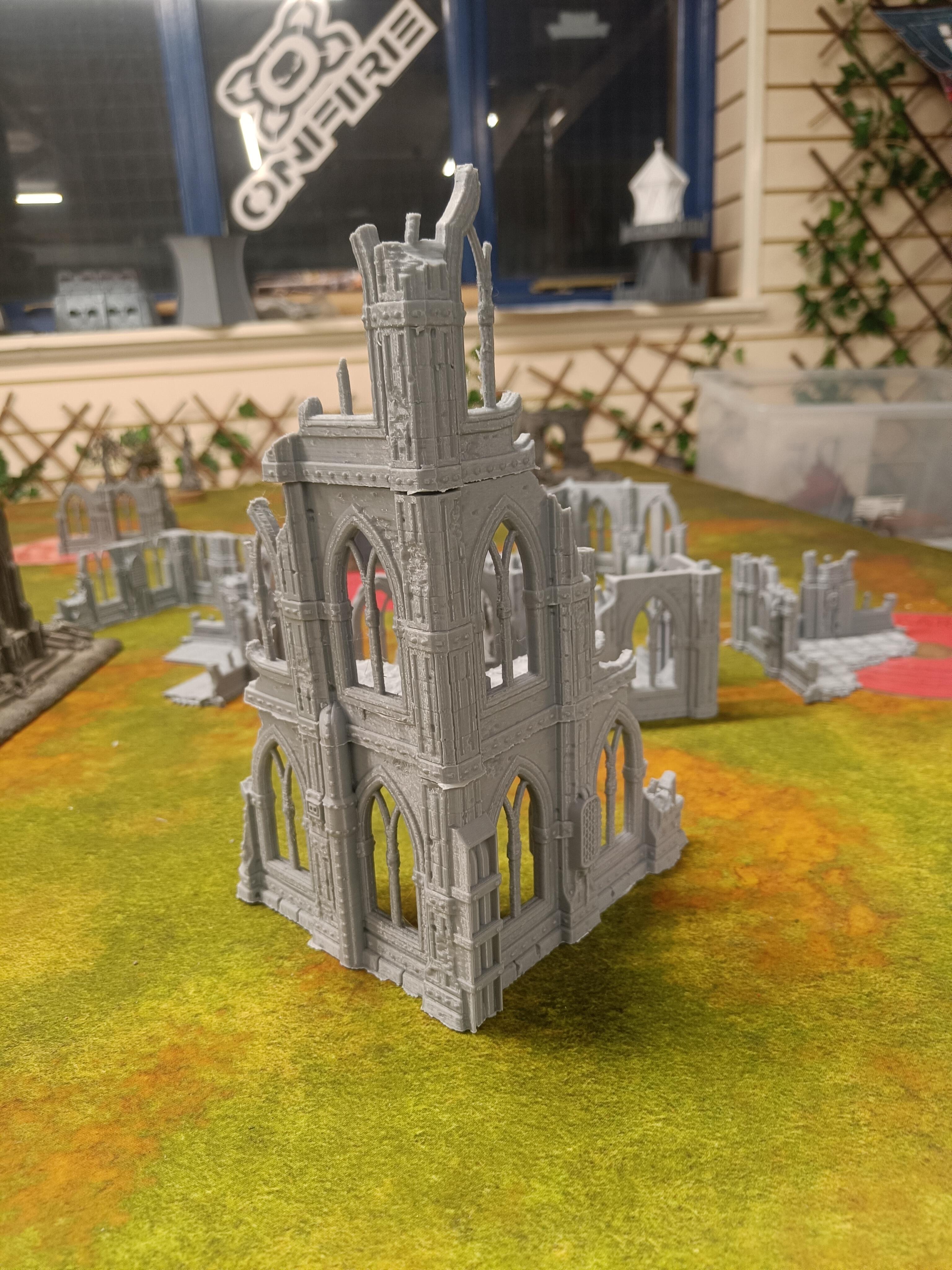 Domina Ferrum Sci-Fi Gothic Ruined Building 1 - Gifts for Geeks Leicester