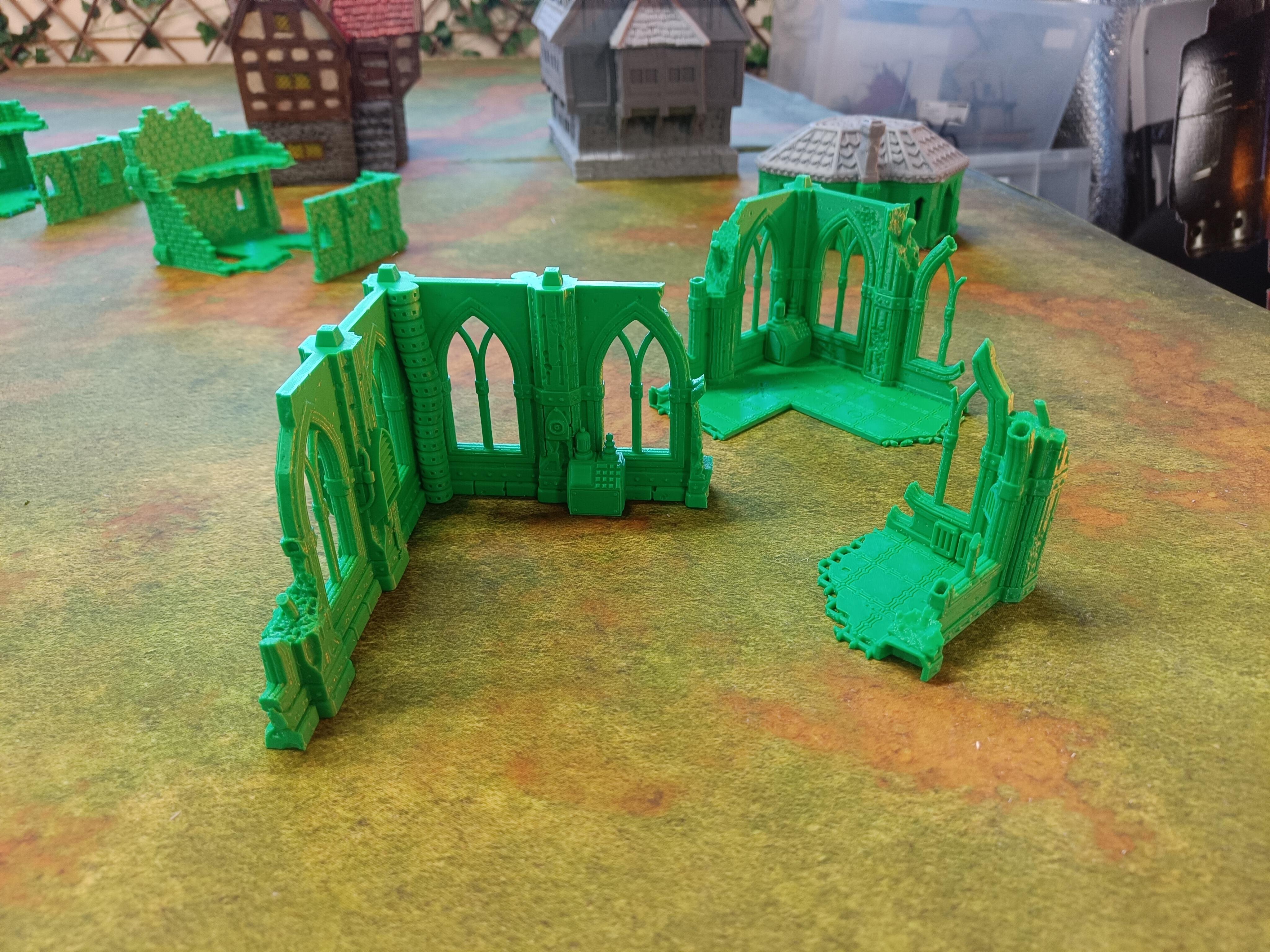 Domina Ferrum Sci-Fi Gothic Ruined Building 1 - Gifts for Geeks Leicester