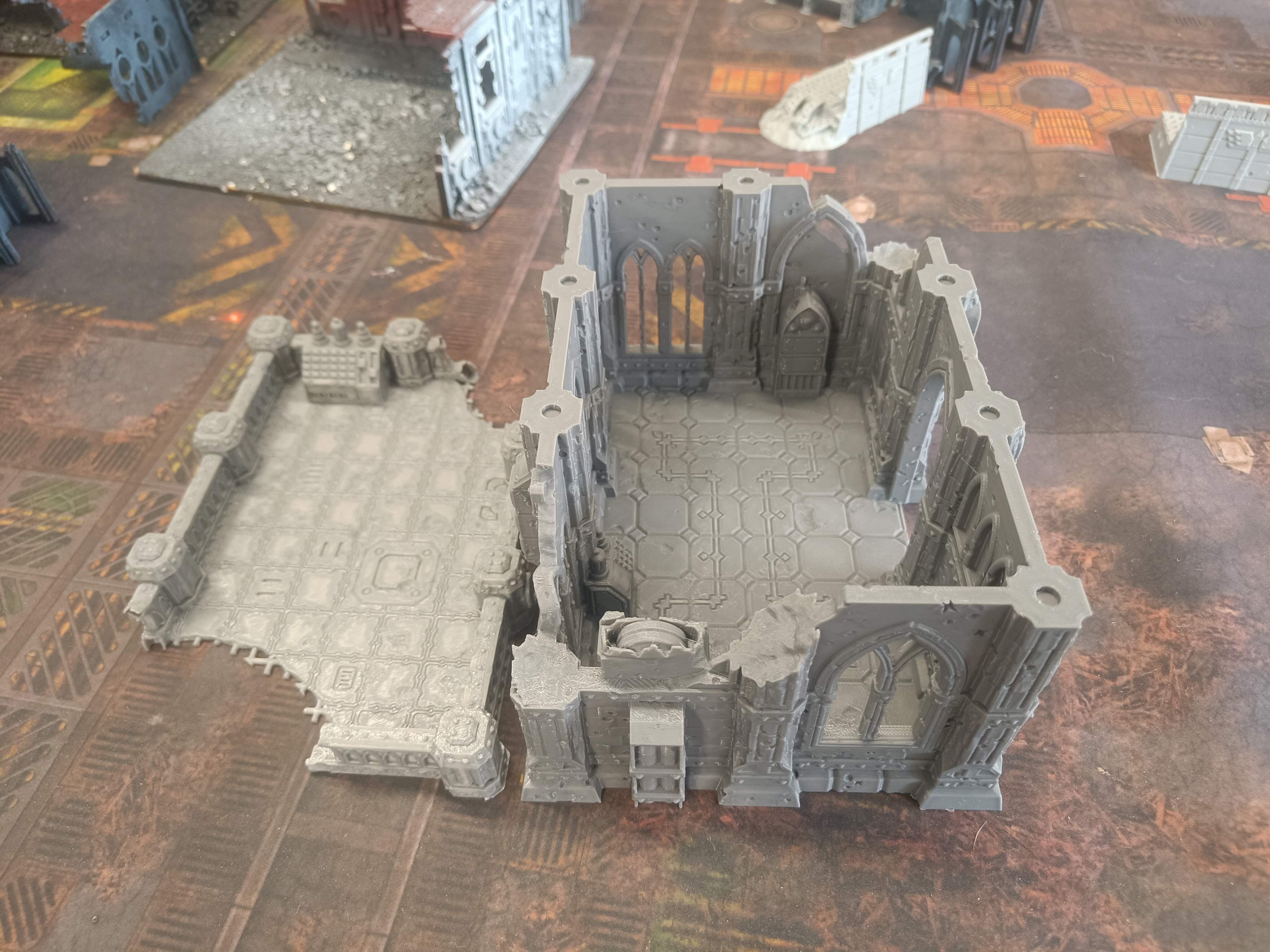 Domina Ferrum Sci-Fi Gothic Ruined Building 3 thumbnail