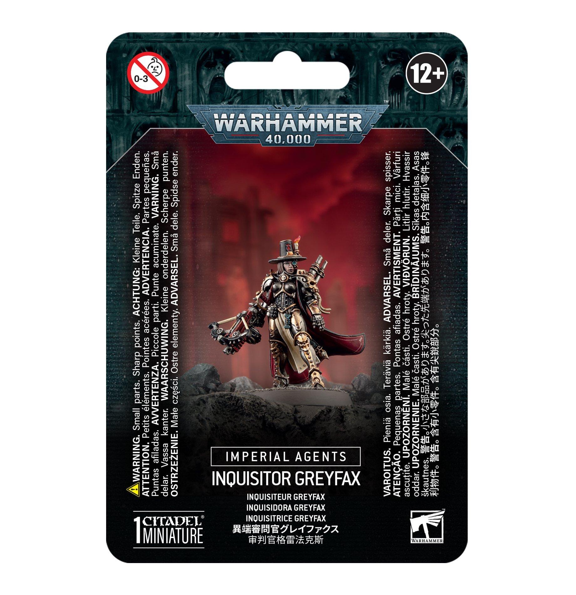 IMPERIAL AGENTS: INQUISITOR GREYFAX - Gifts for Geeks Leicester