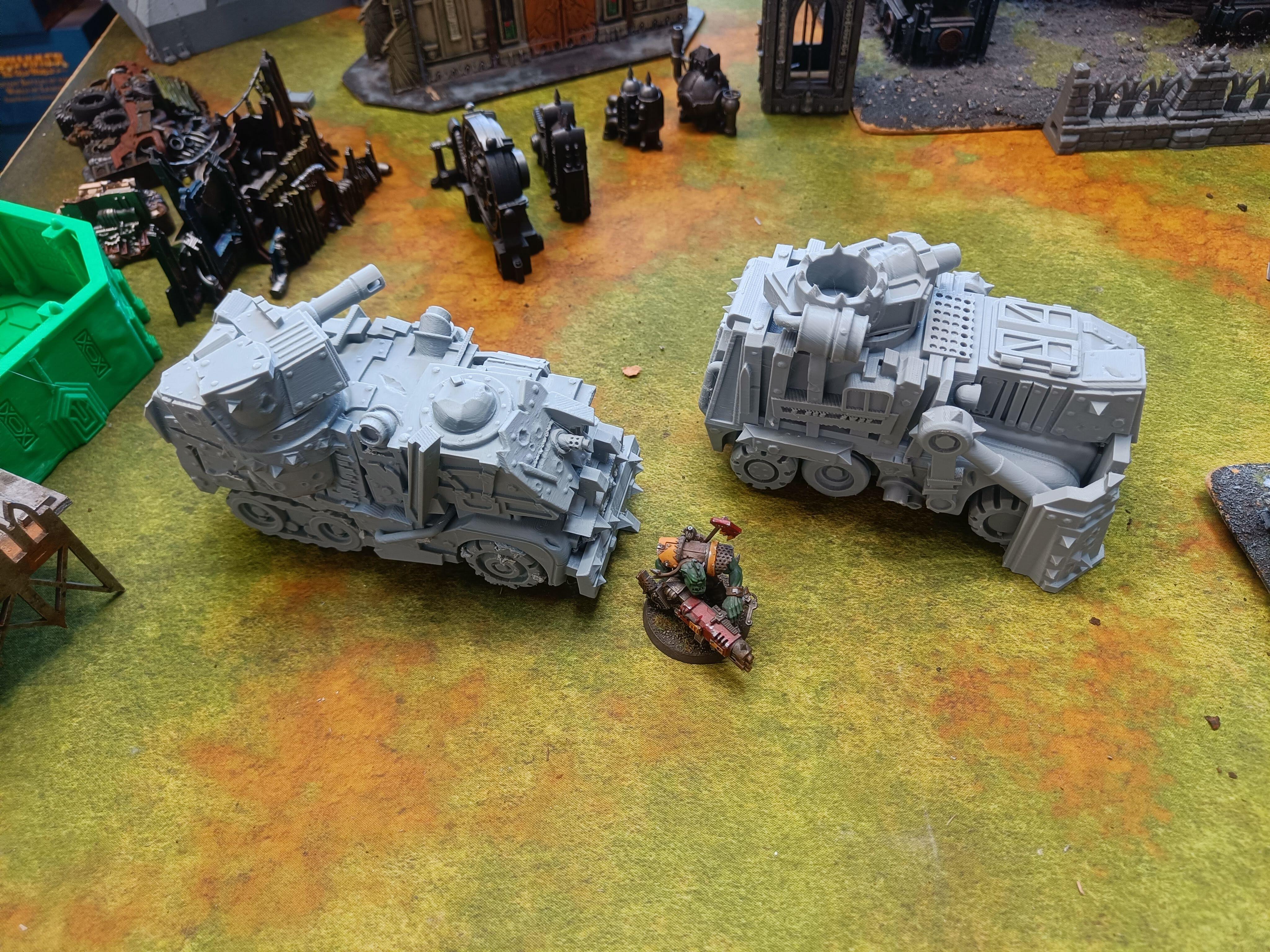 2 x Orc or Dystopian Transport Armoured APC thumbnail