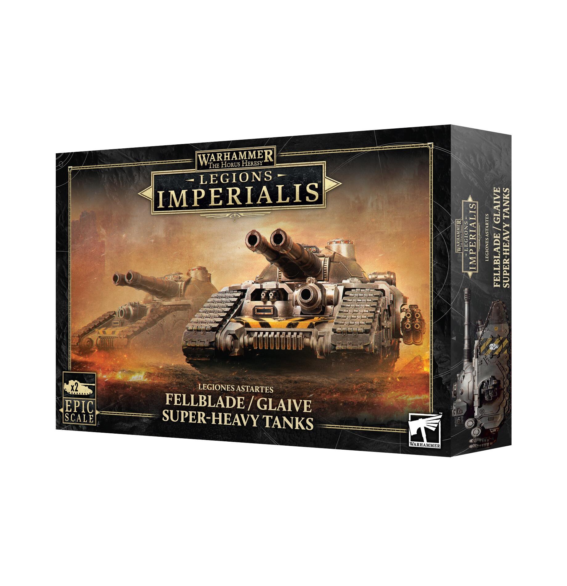 Legions Imperialis : Legiones Astartes Fellblade Glaive Super-Heavy Tanks - Gifts for Geeks Leicester