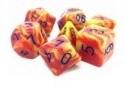 Magma Chamber dice set - Gifts for Geeks Leicester