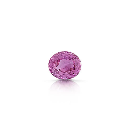 Pink Sapphire, 1.00 Carat, Oval Cut 