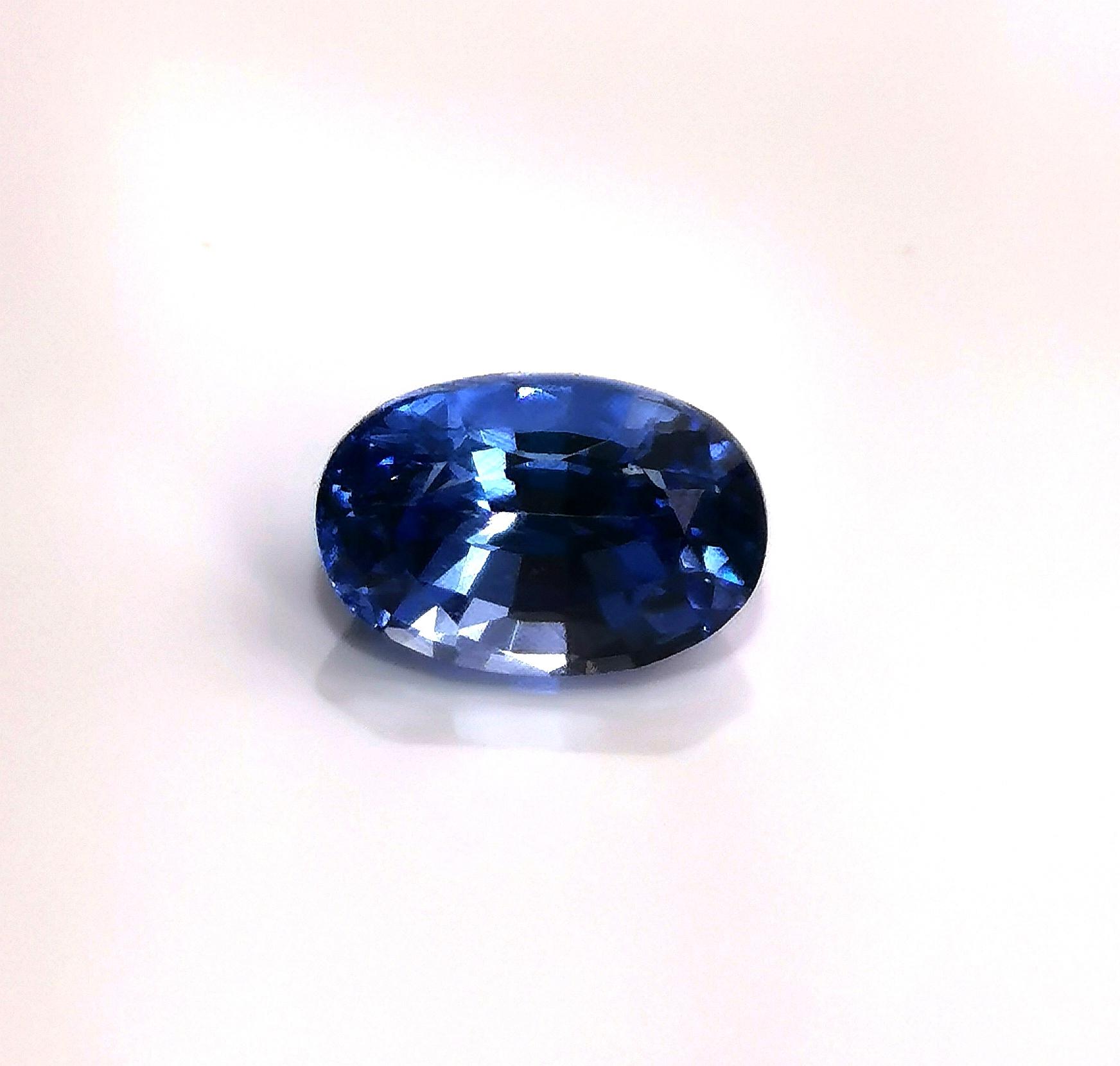 Blue Sapphire 1 ct Oval Cut