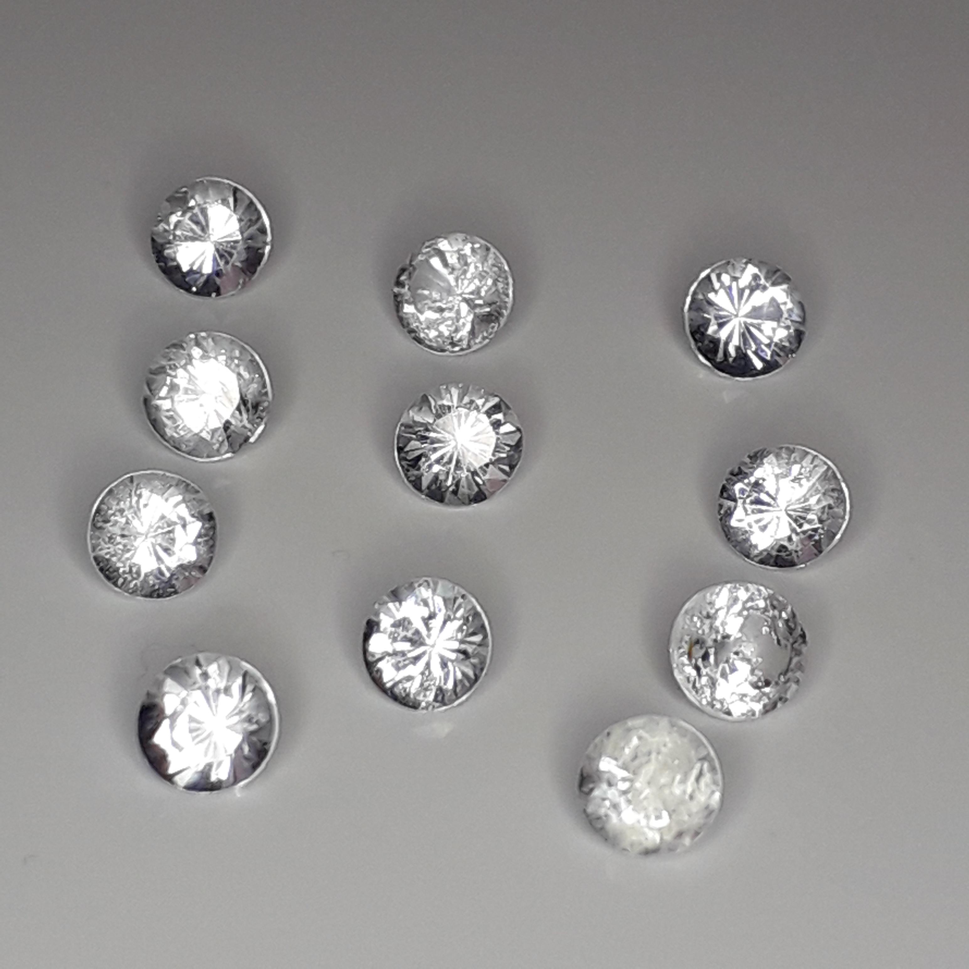 Sri Lankan White Topaz approx 4mm Round Cut