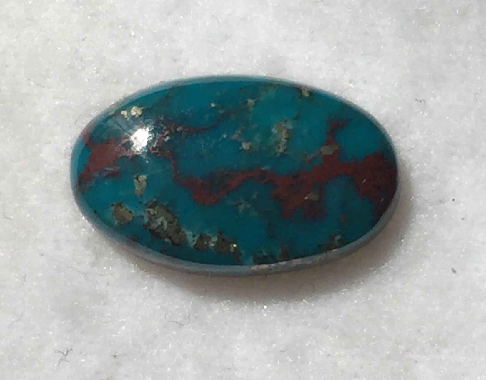 Morenci Turquoise 7.42 ct Cabochon Cut