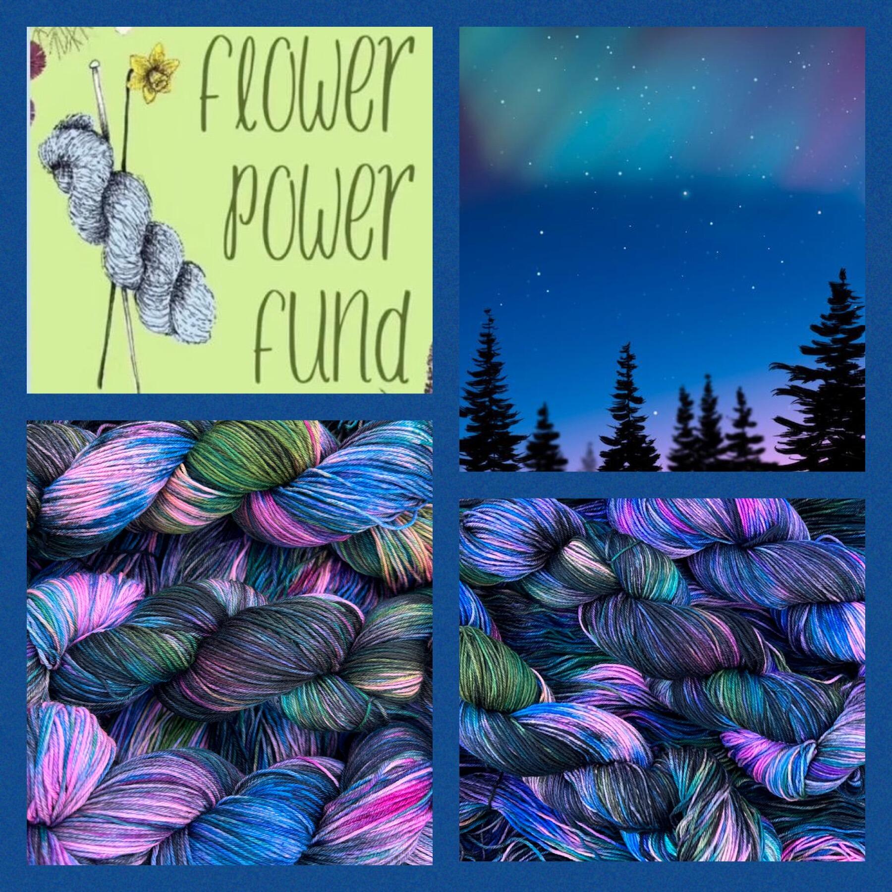 50 Laps Around The Sun Flower Power Yarn.