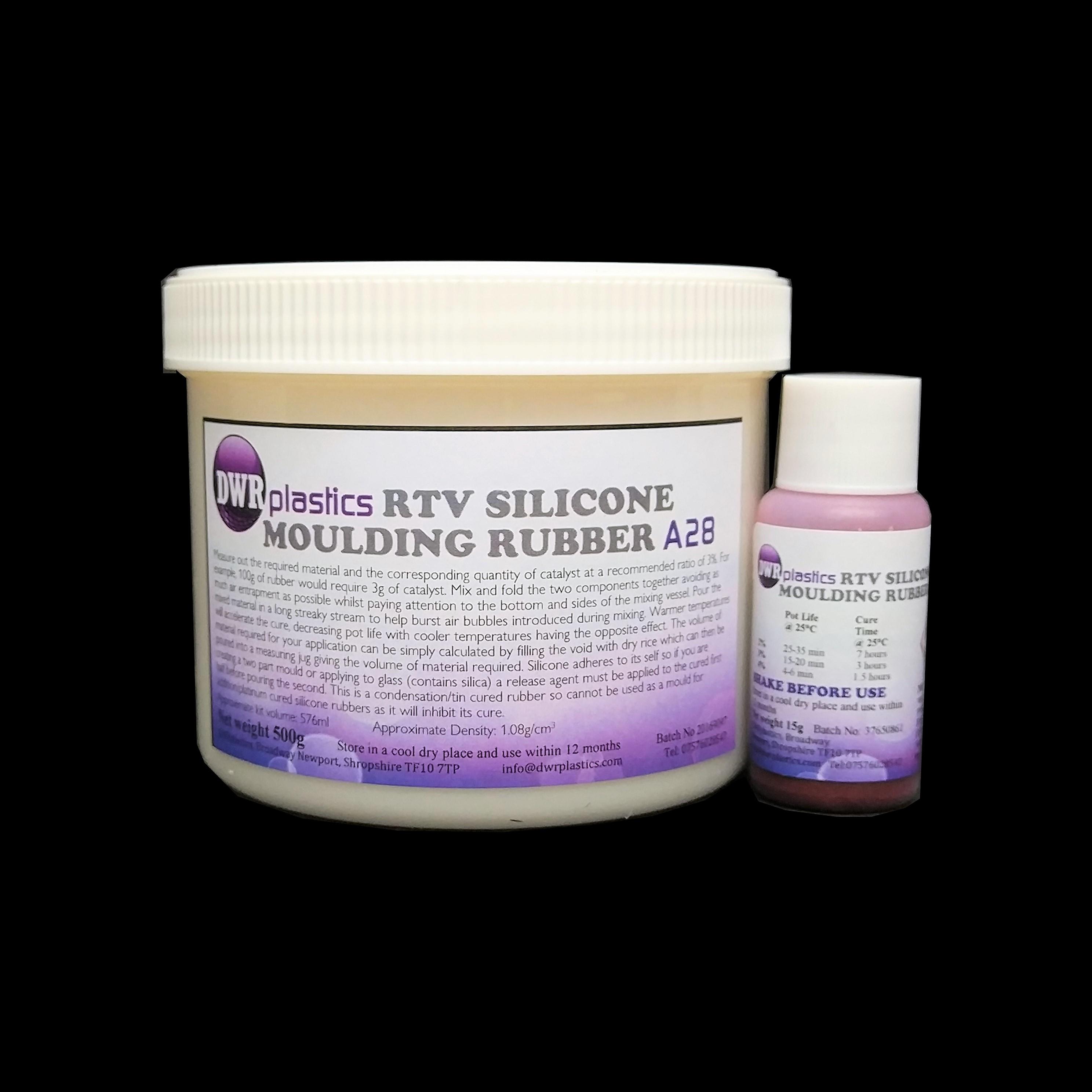 High Quality RTV Silicone Moulding Rubber 515g kit Shore A28 Fast