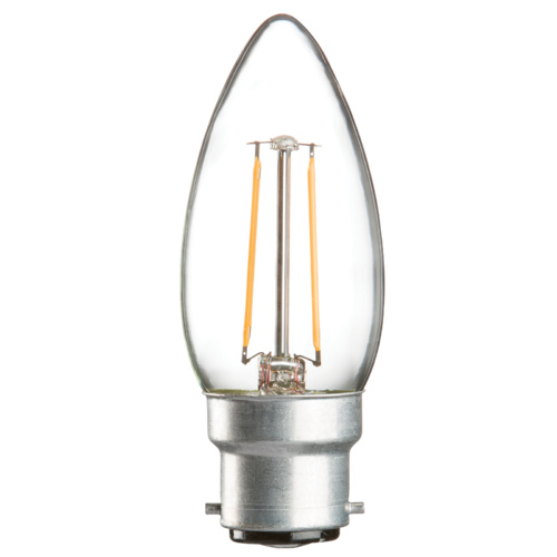 Knightsbridge 230v 8w E27 Screw LED Non Dimmable Warm White 3000K Lamp Clear