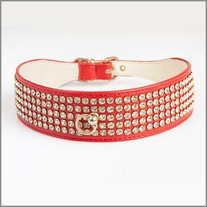 Red jewelled collar