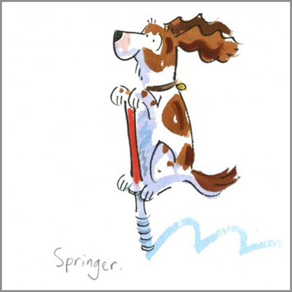 Springer on Pogo stick