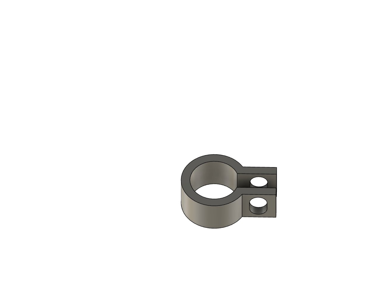 911 mm Cable clip/Overflow Clip STL