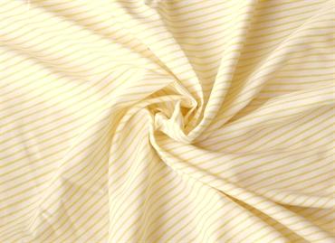 Yellow and White Striped Linen