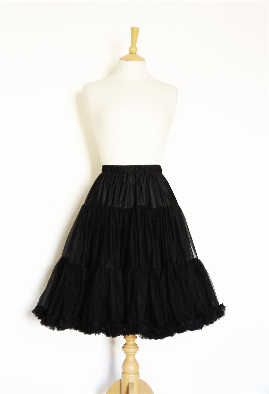 Black Swing Petticoat