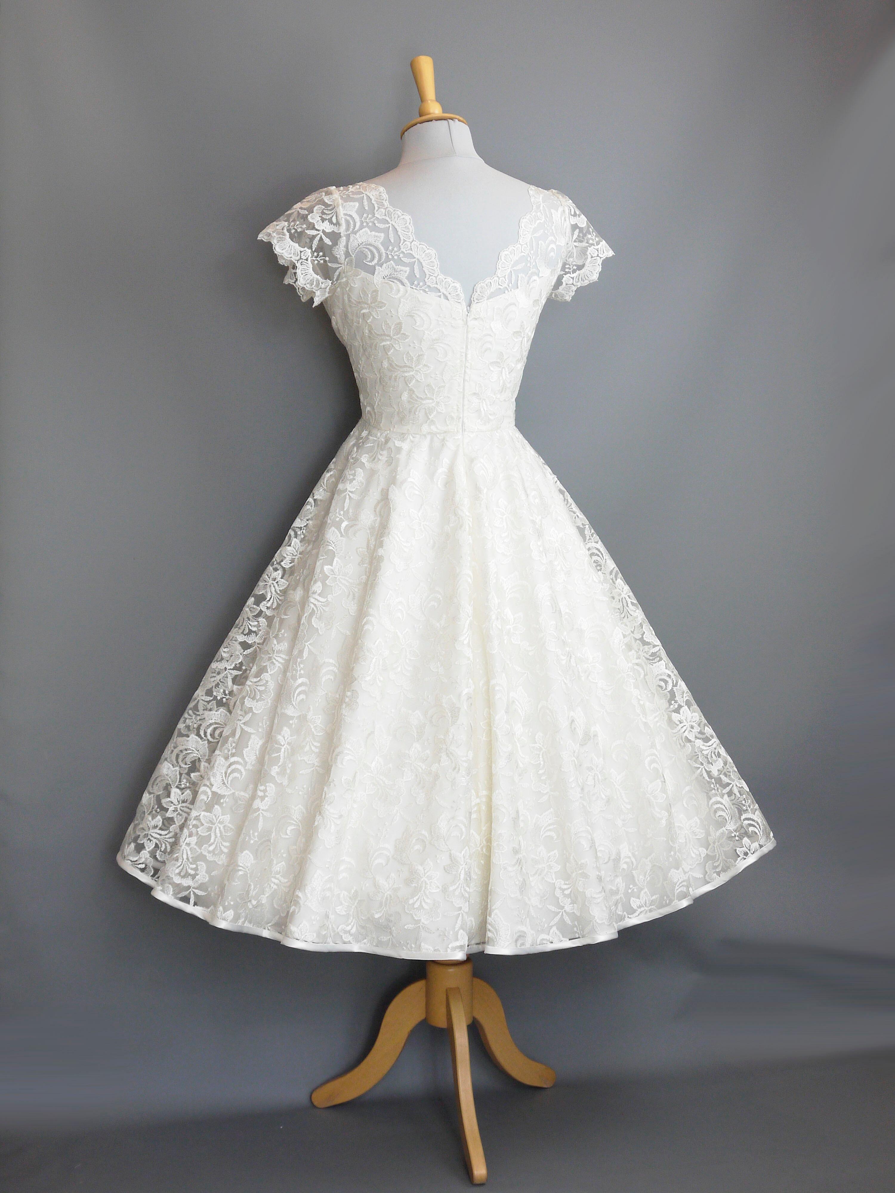 Princess Wedding Dress in Ivory Silk & Cherry Blossom Sequin Lace with ...