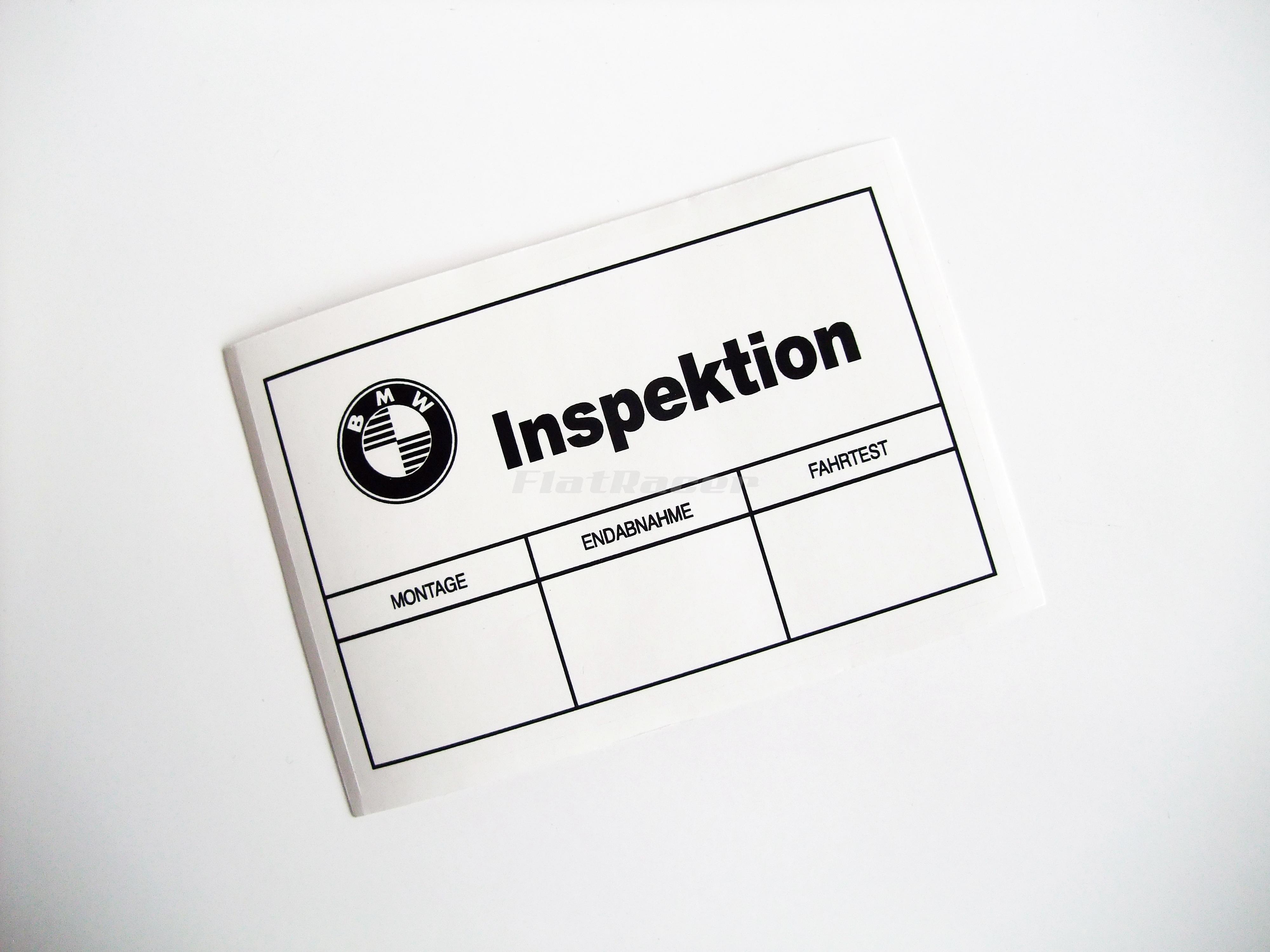 BMW Inspektion white label