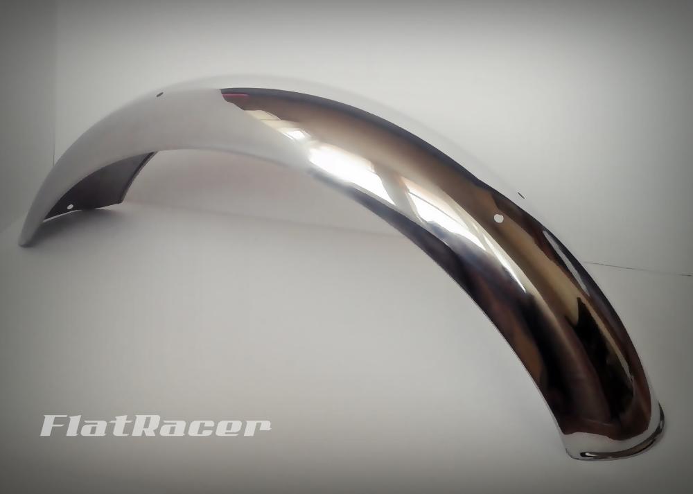 FlatRacer BMW Airhead Boxer 5" (rounded) stainless steel rear mudguard