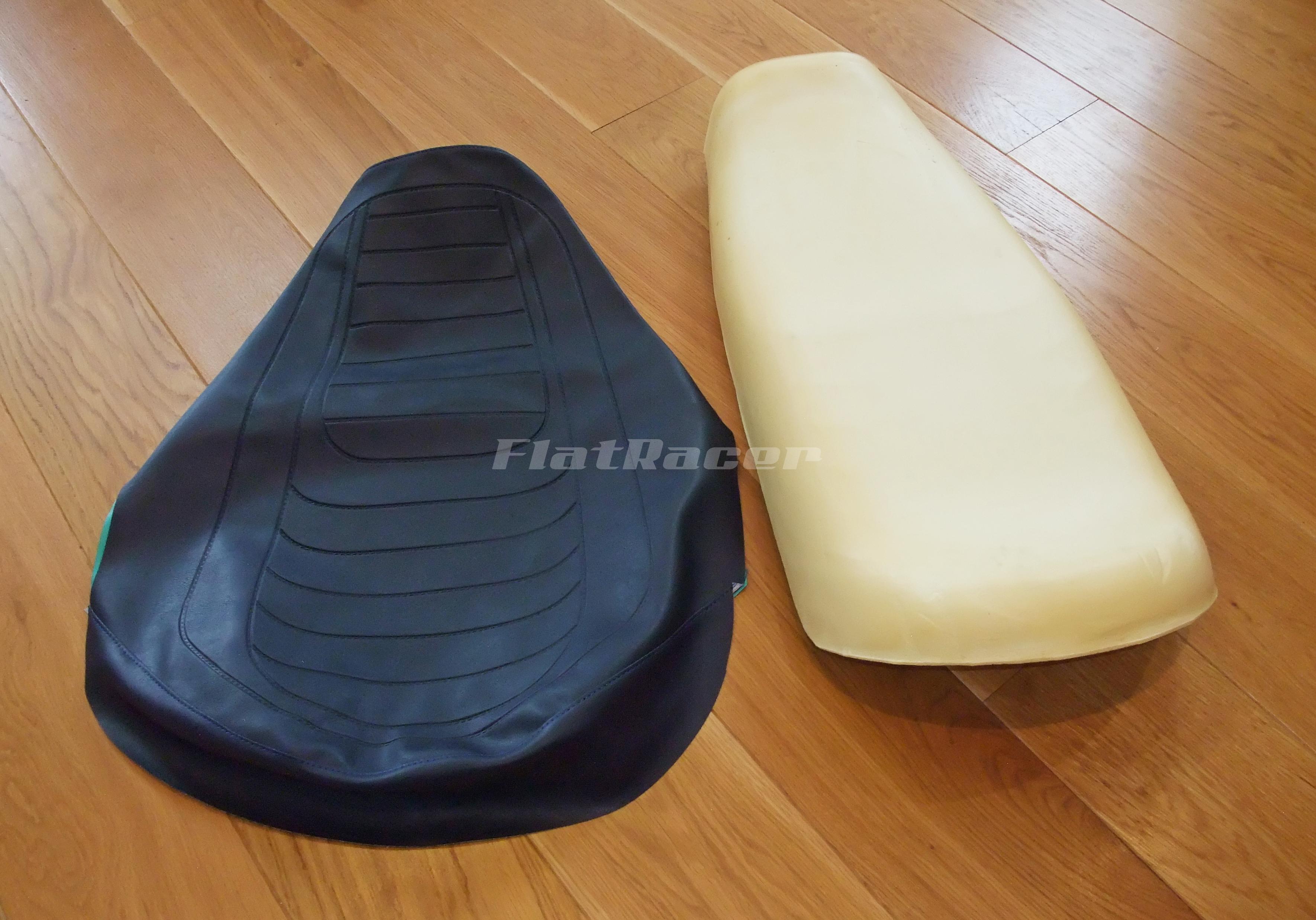 FlatRacer BMW R100 RS Motorsport blue (1978) dual seat replacement seat cover + foam - BLUE