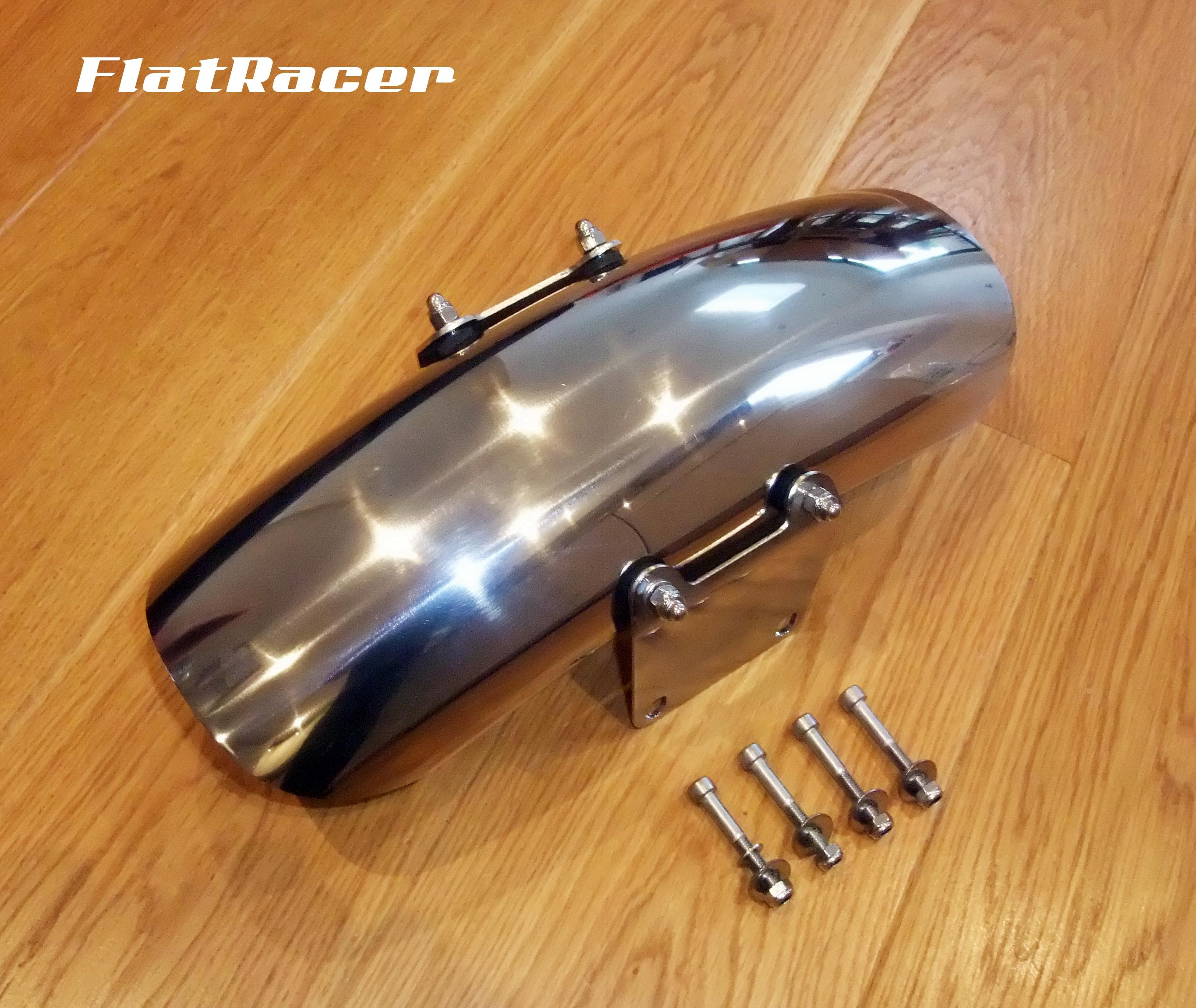 FlatRacer BMW Airhead Boxer R45 & R65 (78-84) stainless steel short front mudguard