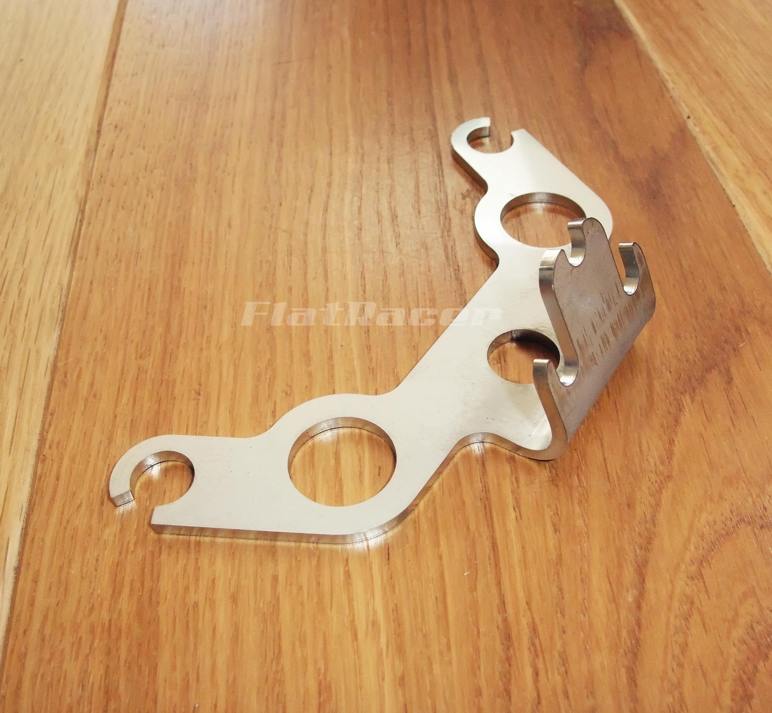 FlatRacer BMW Airhead Boxer stainless steel ultra-low instrument cluster bracket
