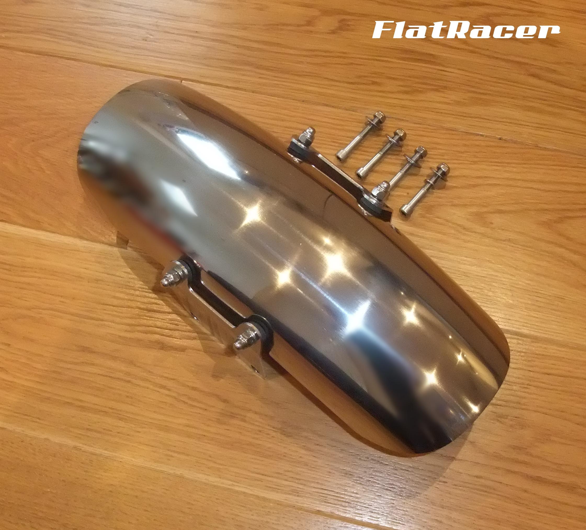 FlatRacer BMW Airhead Boxer R45 & R65 (78-84) stainless steel short front mudguard
