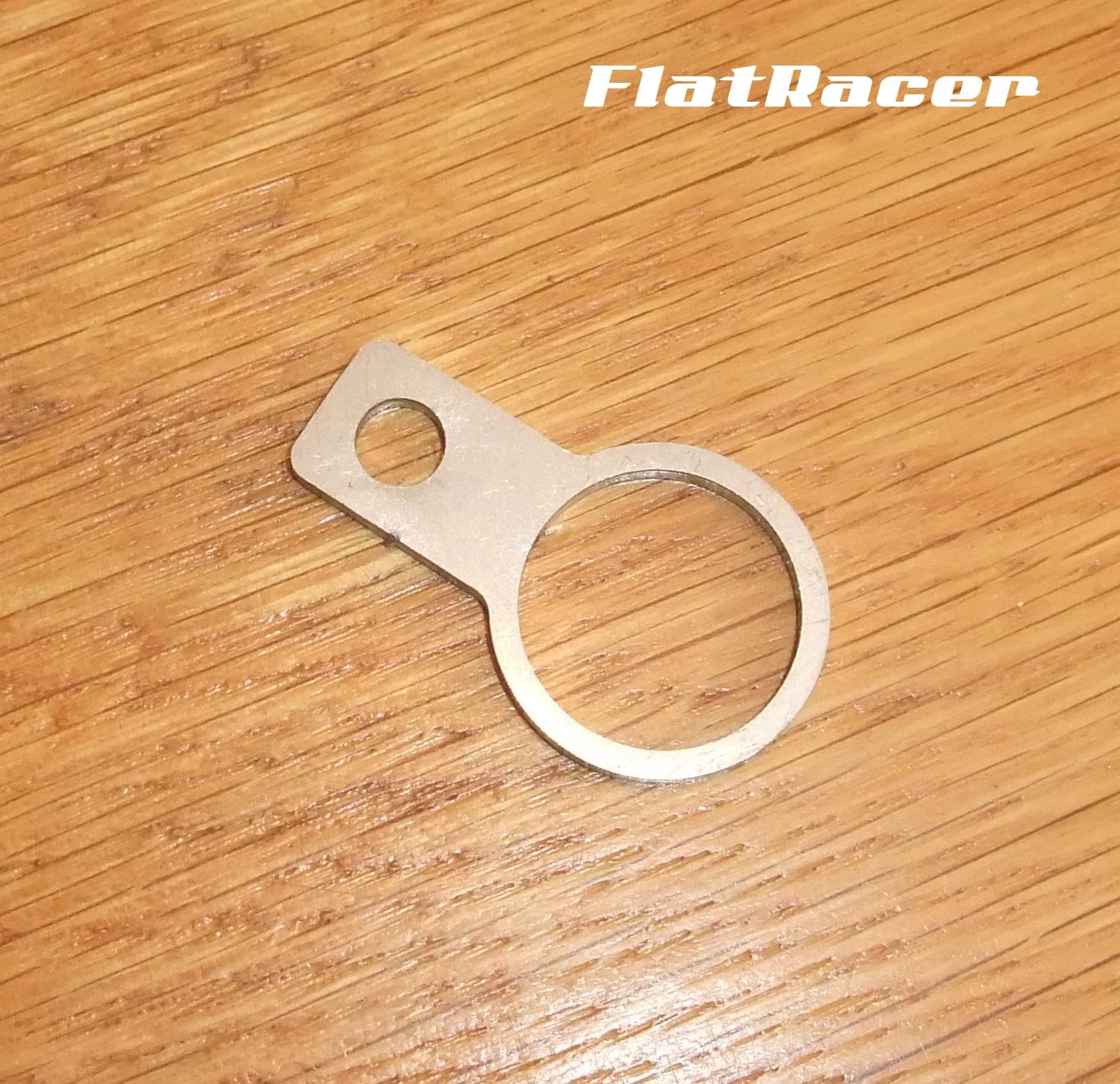 FlatRacer BMW R80 GS, R100 GS (90-95) s/s brake hose clamp guide lower front - 34322312311
