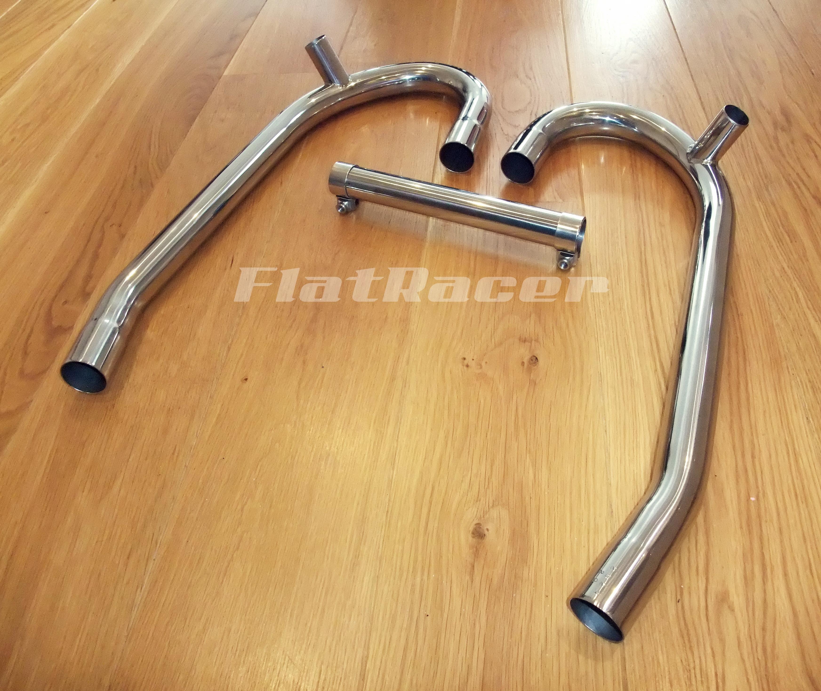 BMW R2v stainless steel exhaust manifold - single balance pipe - 40mm