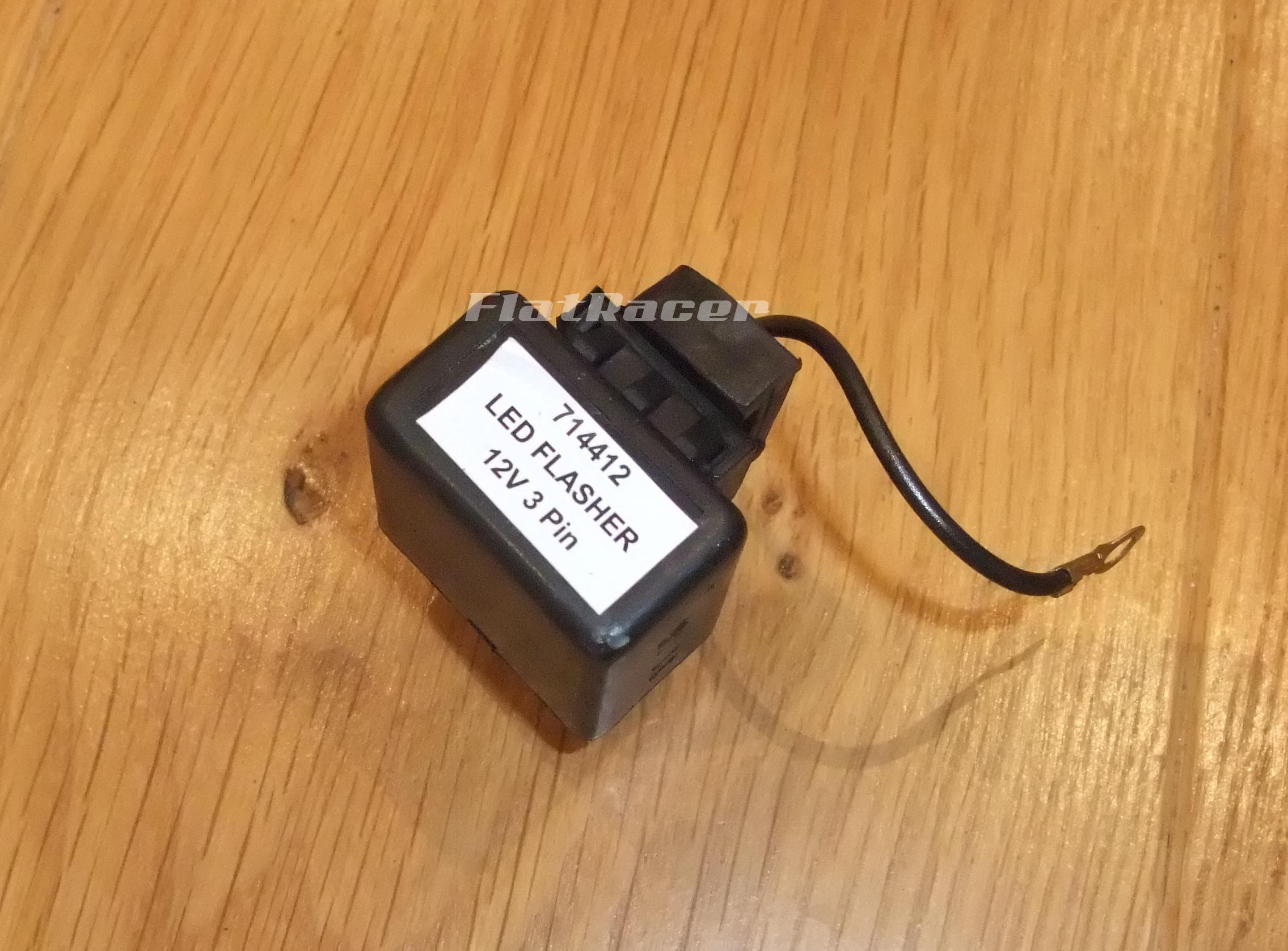 LED indicator relay - 3 pin (6.3mm Lucar male blade type)