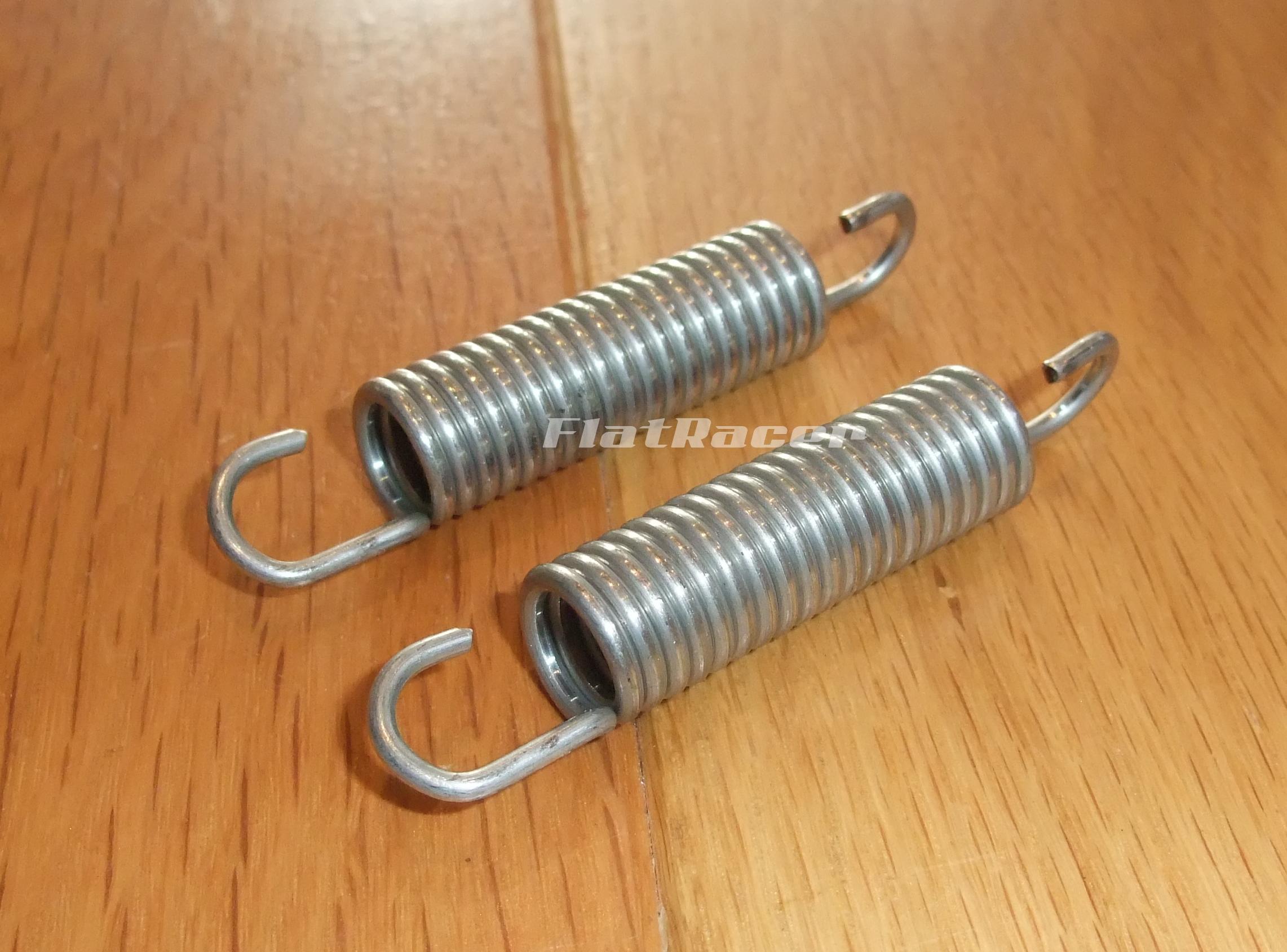 FlatRacer BMW R80 & R100 /7 Series (post January 1982) galvanised side stand springs (pair) - 46 531 242 335