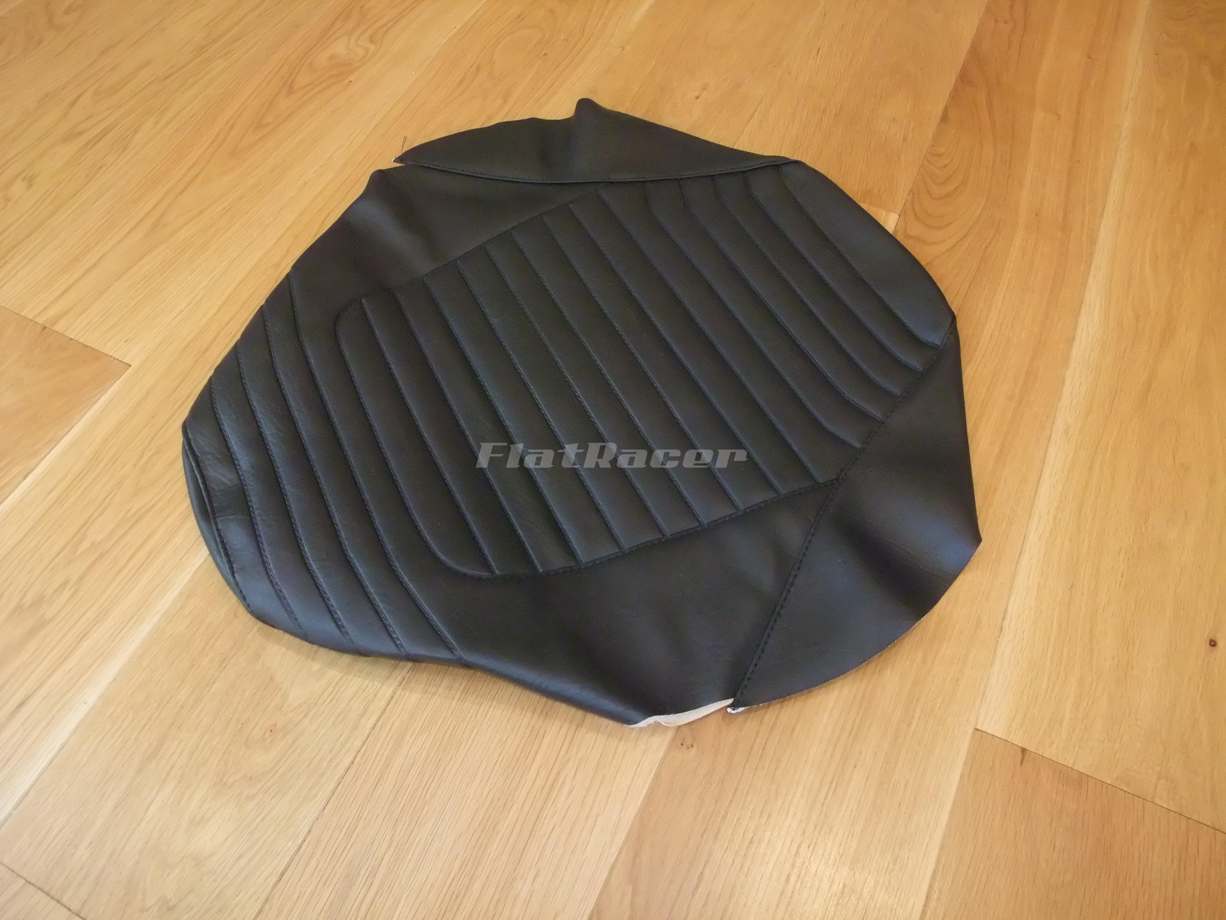 FlatRacer BMW R100 RS 3/4 Solo close replica seat vinyl seat cover - BLACK