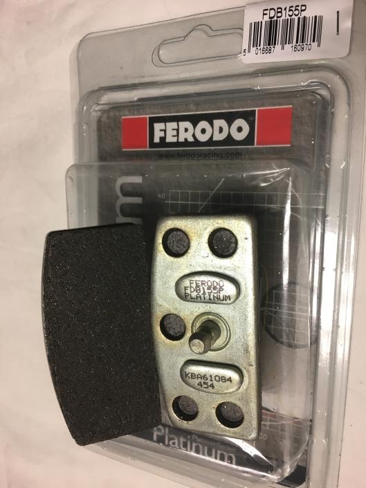 Ferodo FDB155P BMW Series /6 & /7 (73-80) ATE callipers front brake pads