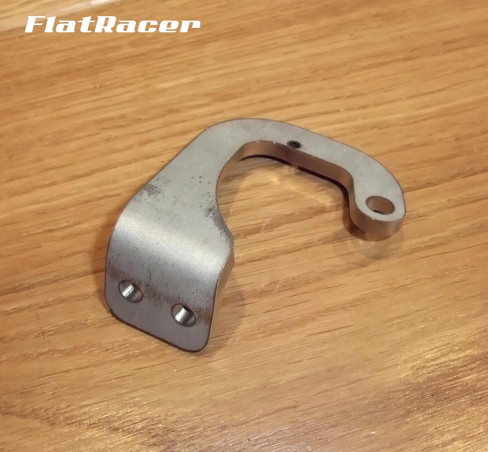 FlatRacer BMW Airhead Boxer TIC single seat stainless steel rear hinge