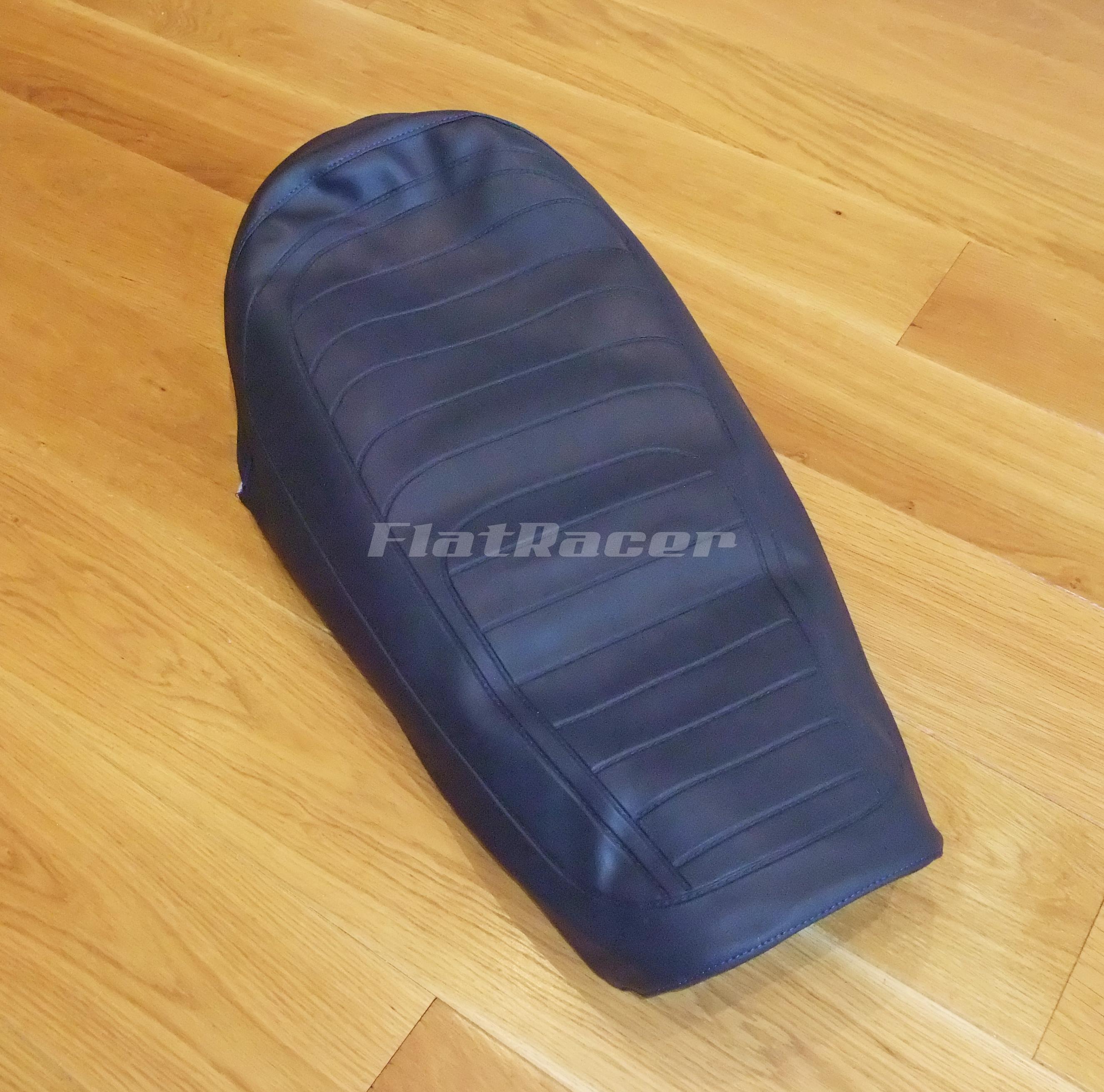 FlatRacer BMW R100 RS Motorsport blue (1978) dual seat replacement seat cover + foam - BLUE