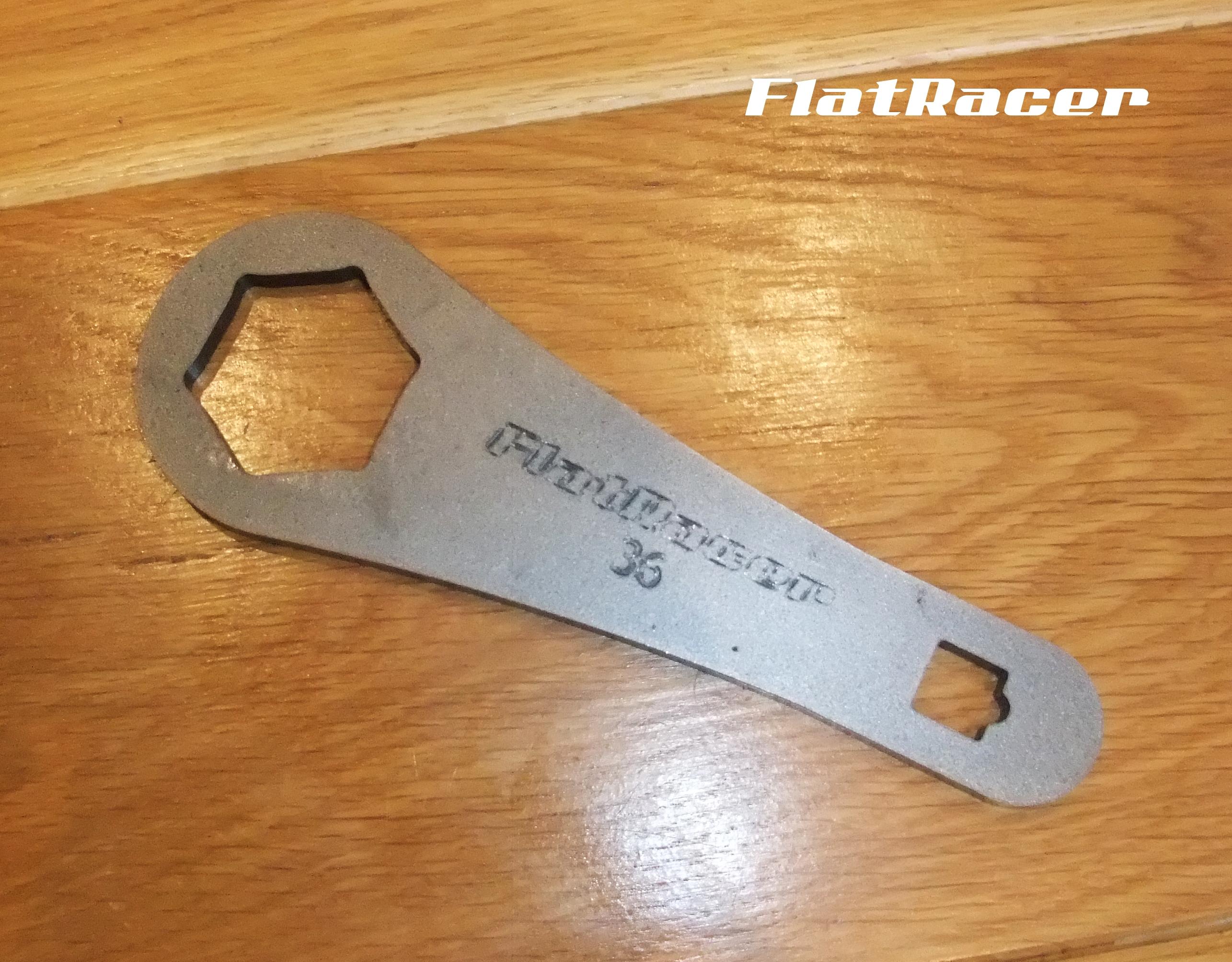 FlatRacer BMW Airhead Boxer steering & top nuts 36mm spanner tool 31-4-850