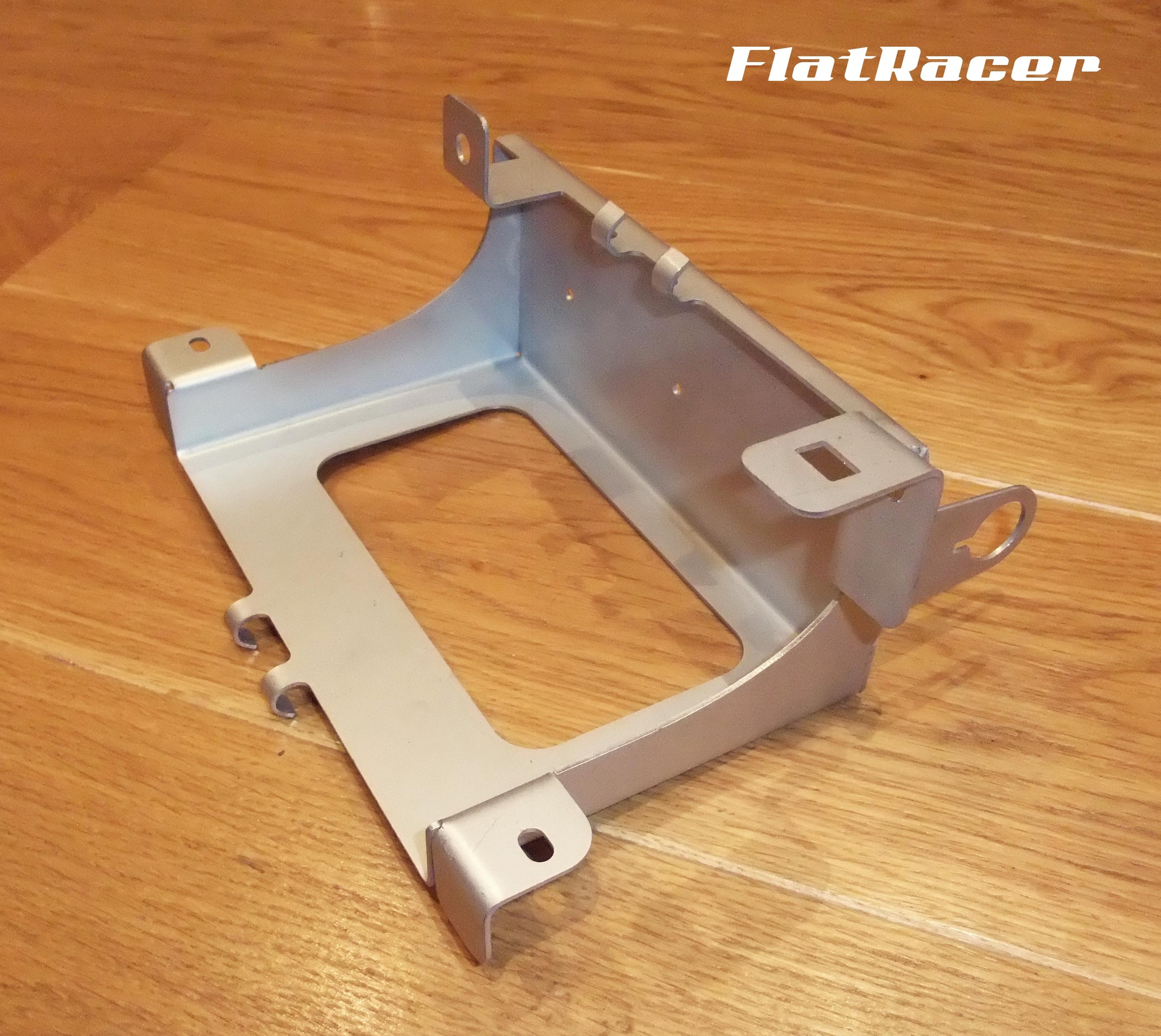 FlatRacer BMW R80/100 GS, R100 R & Mystic Paralever compact stainless steel battery tray