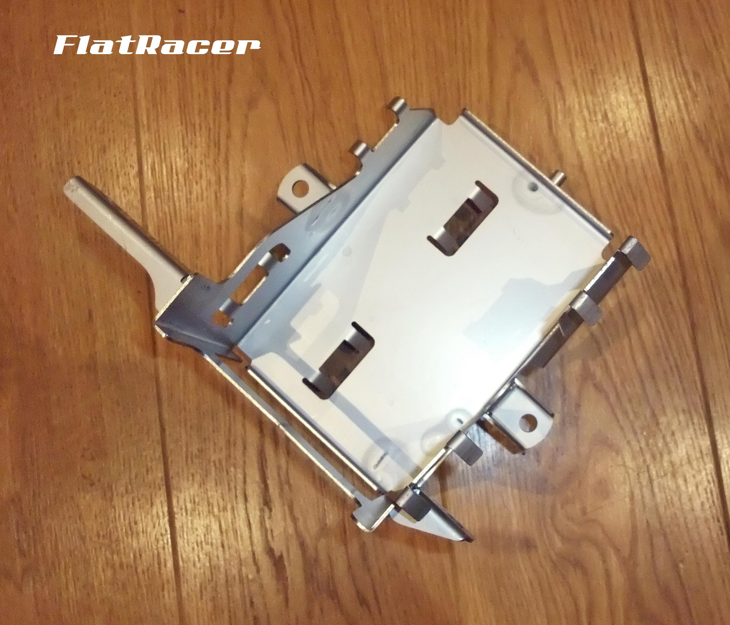 FlatRacer BMW R80/100 GS, R100 R & Mystic Paralever standard stainless steel battery tray - 61211244546