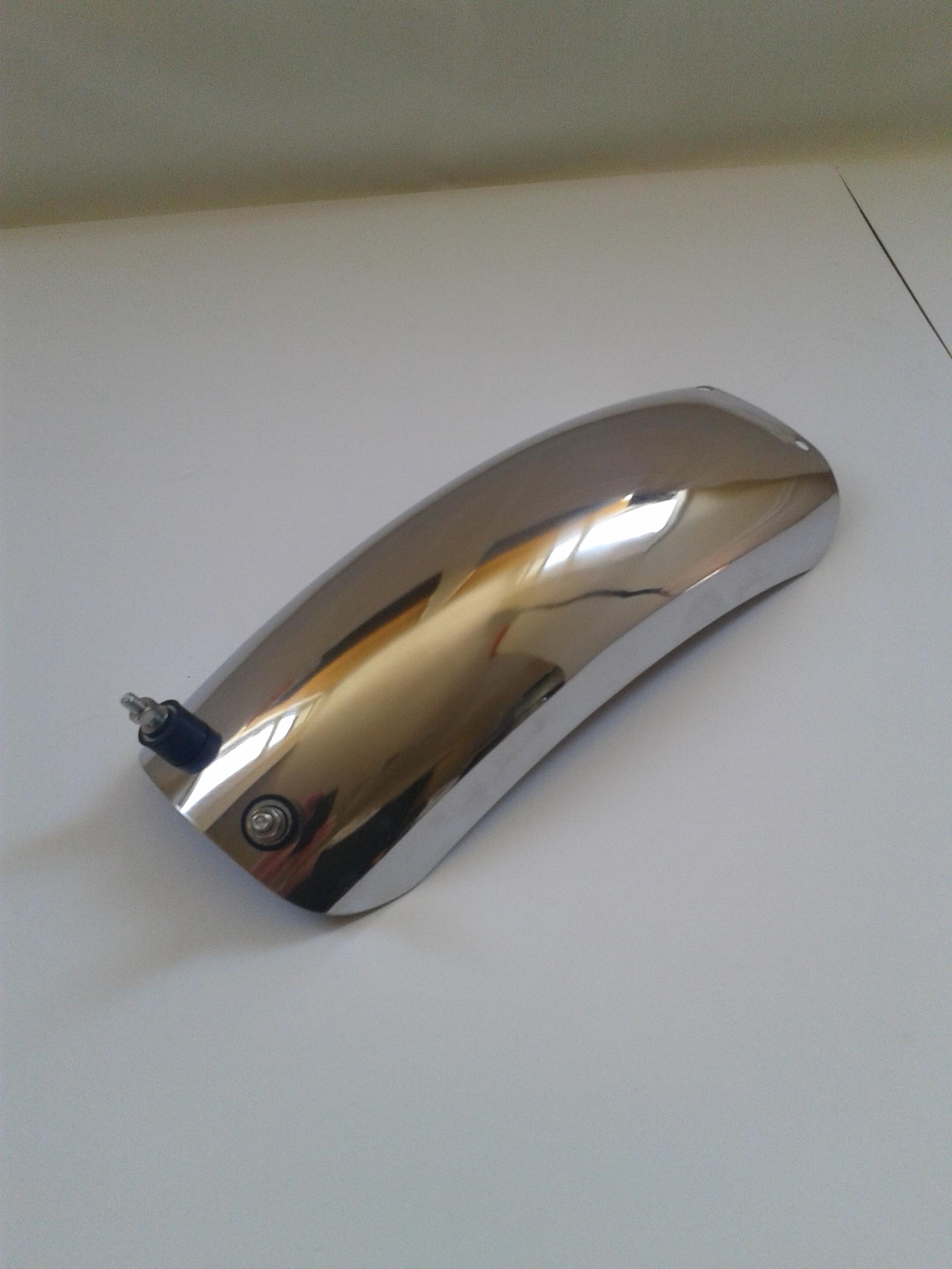 FlatRacer BMW Airhead Boxer short rear stainless steel mudguard