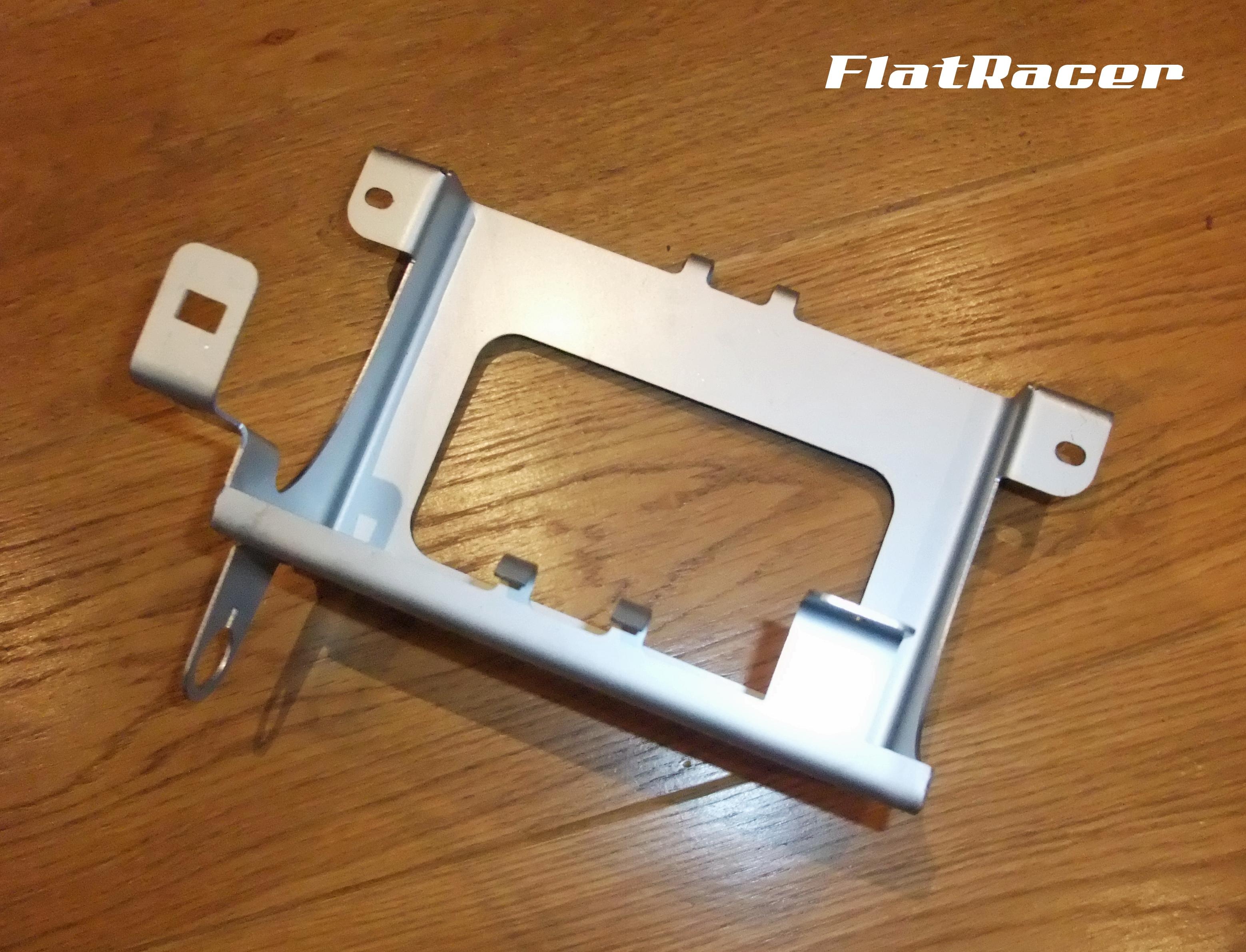 FlatRacer BMW R80/100 GS, R100 R & Mystic Paralever compact stainless steel battery tray