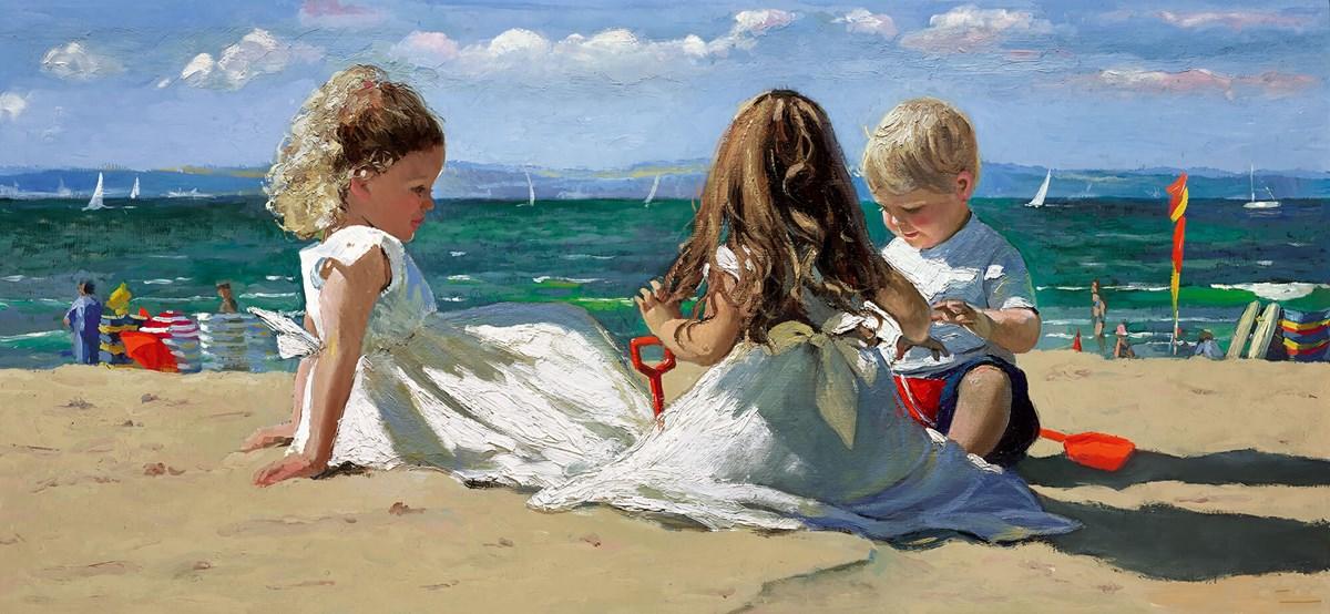 Joyful Days by the Sea by Sherree Valentine Daines - art print ZDAI286