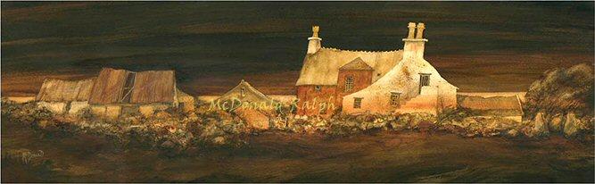 Joan's Farm by Gillian McDonald - landscape art print