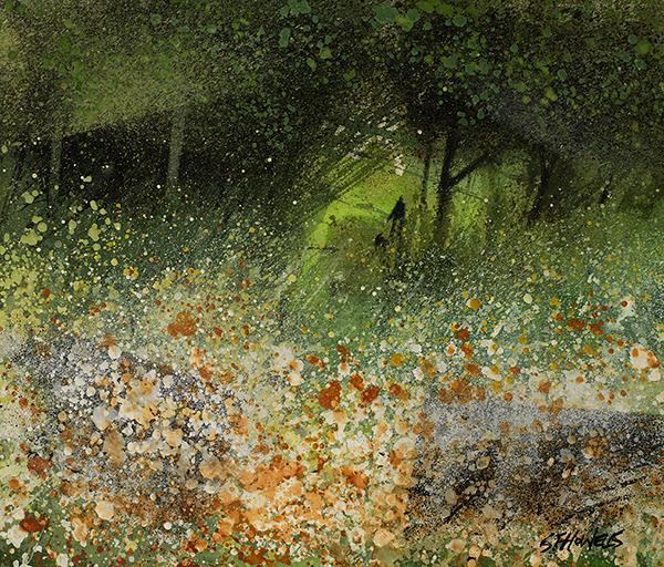 Forest Walk by Sue Howells - original painting