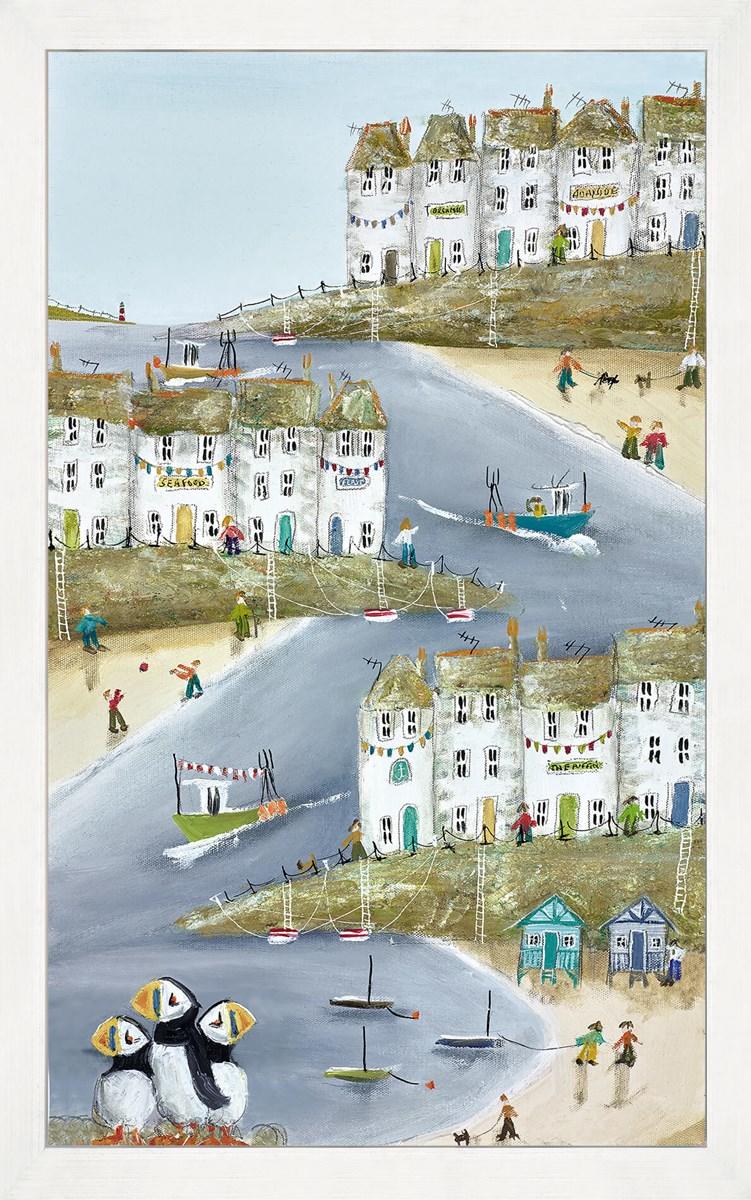 Harbour Holidays I by Rebecca Lardner - canvas art print ZLAR152
